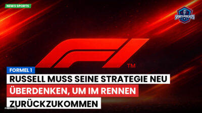 Formel 1 Podcast: Formel 1 : Russell muss seine Strategie neu überdenken, um im Rennen zurückzukommen