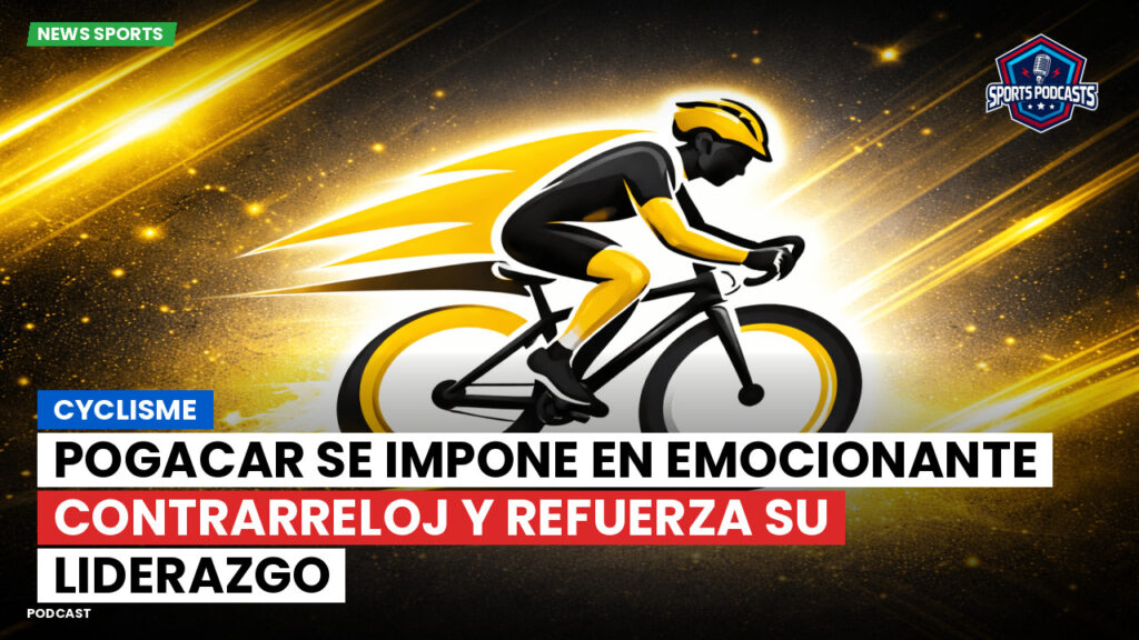 Ciclismo Podcast: Cyclisme : Pogacar se impone en emocionante contrarreloj y refuerza su liderazgo