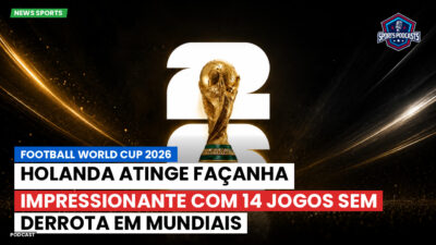Copa do Mundo de Futebol 2026 Podcast: Holanda atinge façanha impressionante com 14 jogos sem derrota em Mundiais