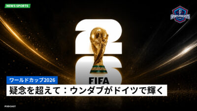 サッカーワールドカップ 2026 Podcast: ワールドカップ2026 : 疑念を超えて：ウンダブがドイツで輝く