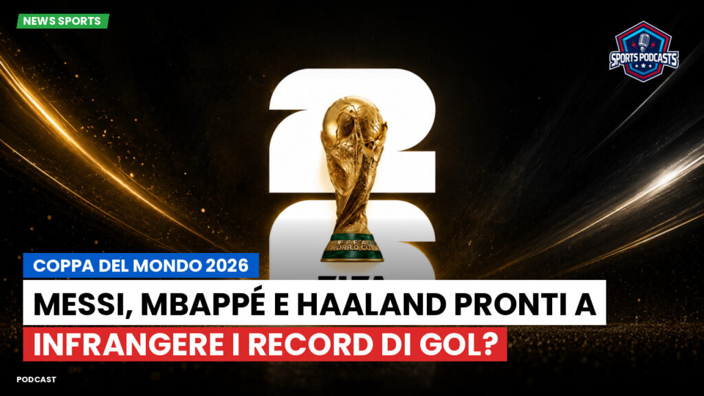 Coppa del Mondo di Calcio 2026 Podcast: Coppa del Mondo 2026 : Messi, Mbappé e Haaland pronti a infrangere i record di gol?
