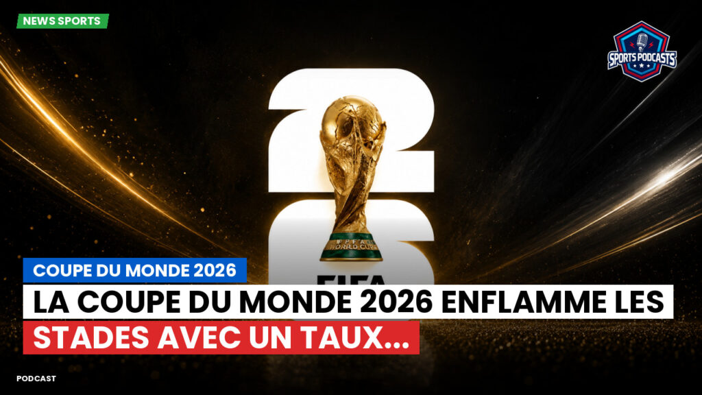 Coupe du Monde de football 2026 Podcast: Coupe du monde 2026 : La Coupe du Monde 2026 enflamme les stades avec un taux...