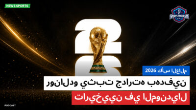 كأس العالم لكرة القدم 2026 Podcast: كأس العالم 2026 : رونالدو يثبت جدارته بهدفين تاريخيين في المونديال