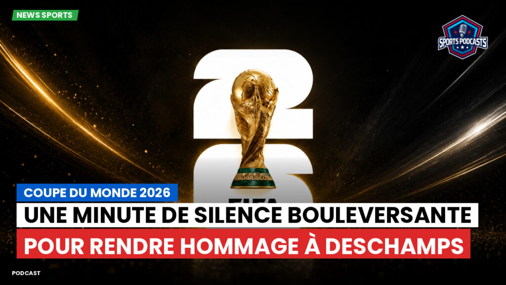 Coupe du Monde de football 2026 Podcast: Coupe du monde 2026 : Une minute de silence bouleversante pour rendre hommage à Deschamps