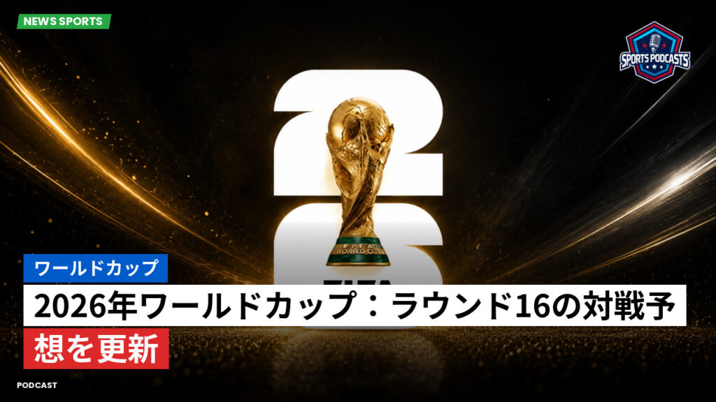 サッカーワールドカップ 2026 Podcast: ワールドカップ : 2026年ワールドカップ：ラウンド16の対戦予想を更新