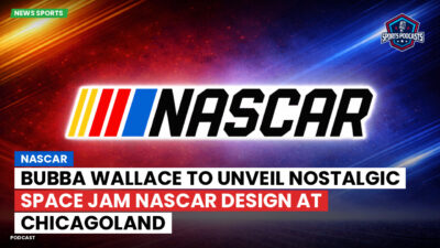 NASCAR Podcast: Bubba Wallace to Unveil Nostalgic Space Jam NASCAR Design at Chicagoland