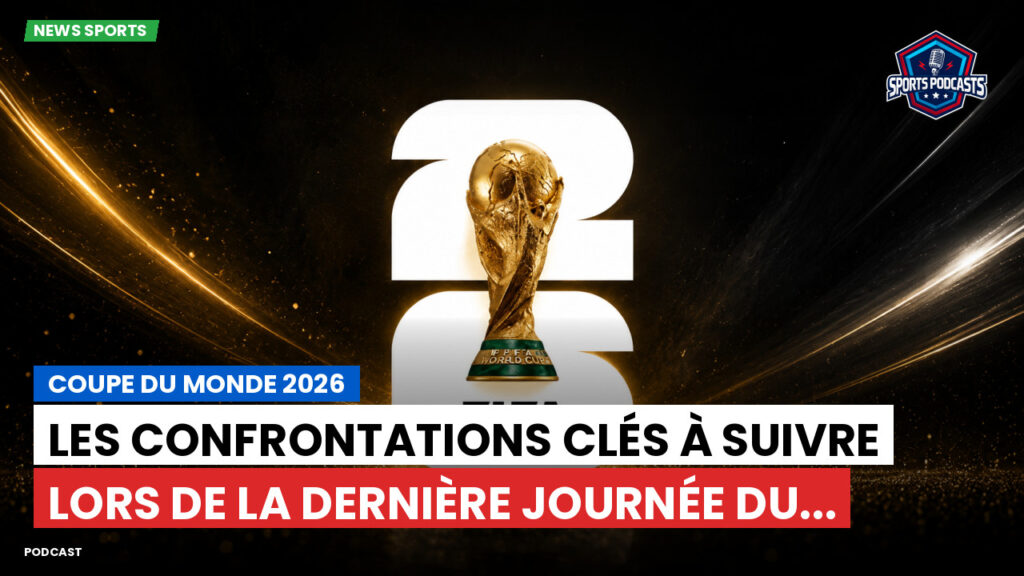 Coupe du Monde de football 2026 Podcast: Coupe du monde 2026 : Les confrontations clés à suivre lors de la dernière journée du...