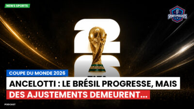 Coupe du Monde de football 2026 Podcast: Coupe du monde 2026 : Ancelotti : le Brésil progresse, mais des ajustements demeurent...