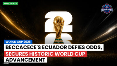 Football World Cup 2026 Podcast: World Cup 2026 : Beccacece's Ecuador defies odds, secures historic World Cup advancement