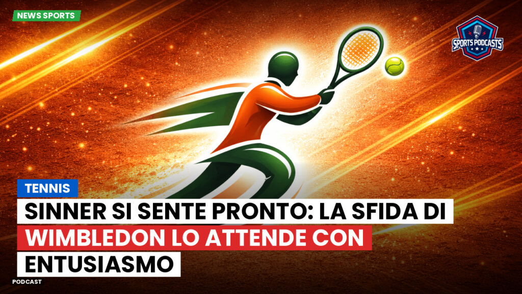 Tennis Podcast: Tennis : Sinner si sente pronto: la sfida di Wimbledon lo attende con entusiasmo
