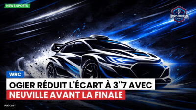WRC Rallye Podcast: WRC : Ogier réduit l'écart à 3''7 avec Neuville avant la finale