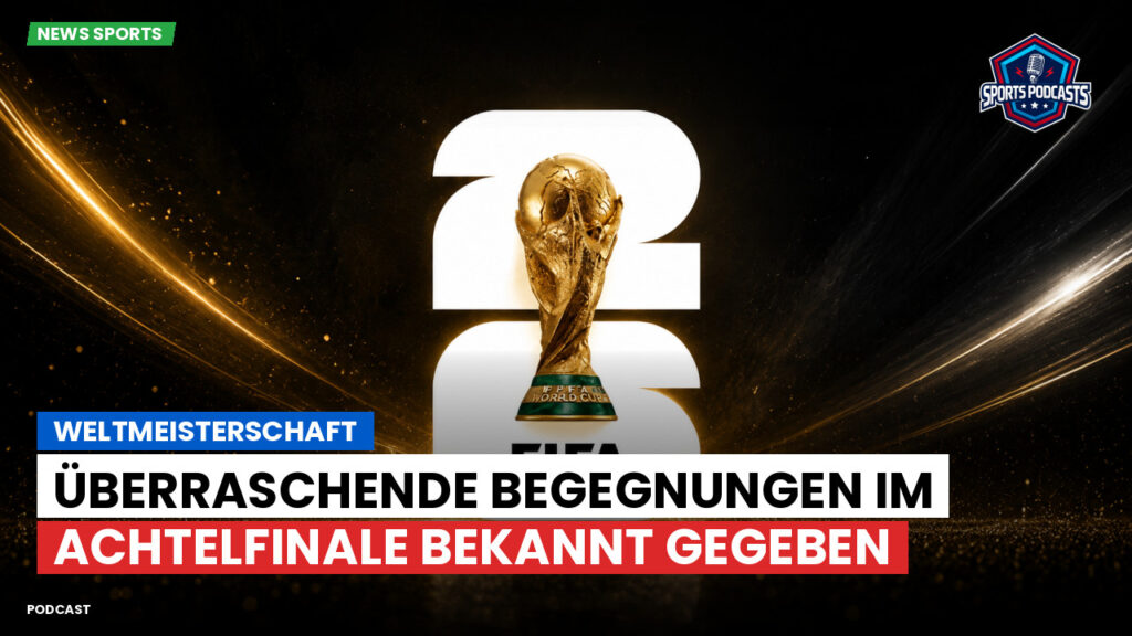 Fußball-Weltmeisterschaft 2026 Podcast: Weltmeisterschaft : Überraschende Begegnungen im Achtelfinale bekannt gegeben