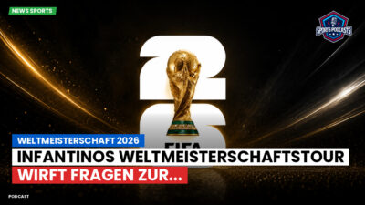 Fußball-Weltmeisterschaft 2026 Podcast: Weltmeisterschaft 2026 : Infantinos Weltmeisterschaftstour wirft Fragen zur...