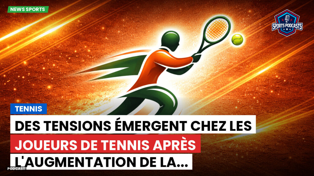 Tennis Podcast: Tennis : Des tensions émergent chez les joueurs de tennis après l'augmentation de la...