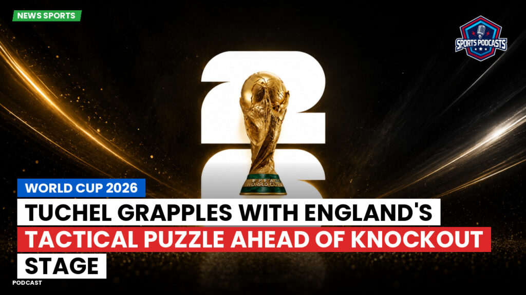 Football World Cup 2026 Podcast: World Cup 2026 : Tuchel grapples with England's tactical puzzle ahead of knockout stage