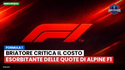 Formula 1 Podcast: Formula 1 : Briatore critica il costo esorbitante delle quote di Alpine F1