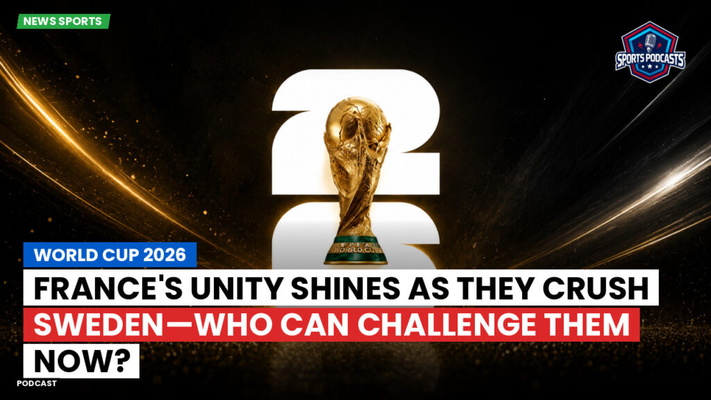 Football World Cup 2026 Podcast: World Cup 2026 : France's unity shines as they crush Sweden—who can challenge them now?