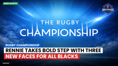 Rugby Championship Podcast: Rugby Championship : Rennie Takes Bold Step with Three New Faces for All Blacks