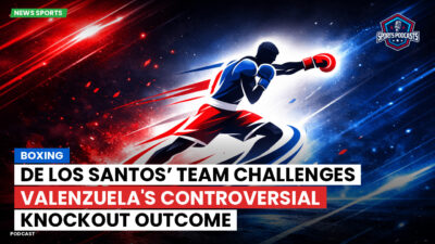 Boxing Podcast: Boxing : De Los Santos’ team challenges Valenzuela's controversial knockout outcome