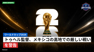 サッカーワールドカップ 2026 Podcast: ワールドカップ2026 : トゥヘル監督、メキシコの高地での厳しい戦いを警告