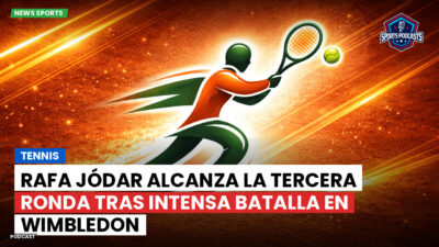 Tenis Podcast: Tennis : Rafa Jódar alcanza la tercera ronda tras intensa batalla en Wimbledon
