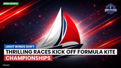 Sailing Podcast: Light Winds Shift: Thrilling Races Kick Off Formula Kite Championships