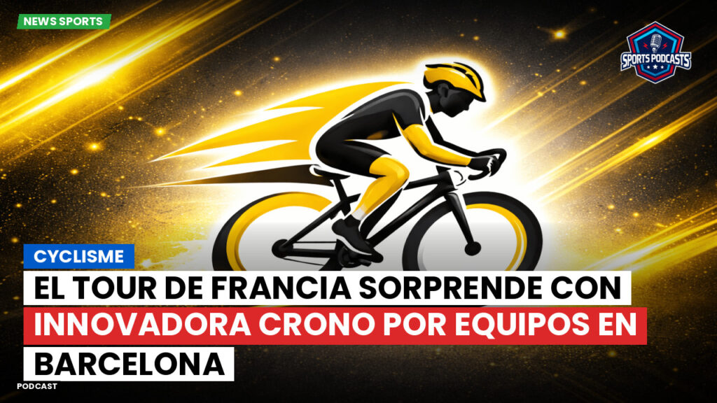 Ciclismo Podcast: Cyclisme : El Tour de Francia sorprende con innovadora crono por equipos en Barcelona