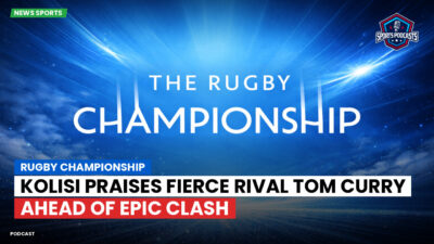 Rugby Championship Podcast: Rugby Championship : Kolisi praises fierce rival Tom Curry ahead of epic clash