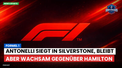 Formel 1 Podcast: Formel 1 : Antonelli siegt in Silverstone, bleibt aber wachsam gegenüber Hamilton