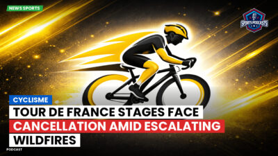 Cycling Podcast: Cyclisme : Tour de France stages face cancellation amid escalating wildfires