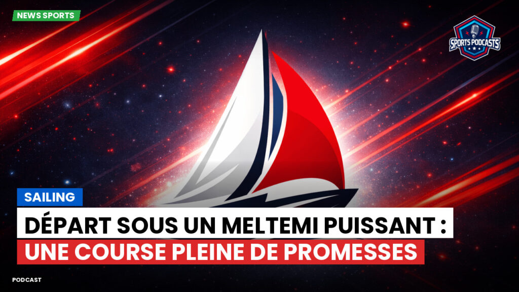 Voile Podcast: Sailing : Départ sous un Meltemi puissant : une course pleine de promesses