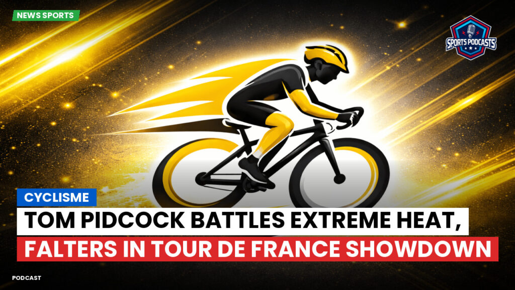Cycling Podcast: Cyclisme : Tom Pidcock battles extreme heat, falters in Tour de France showdown