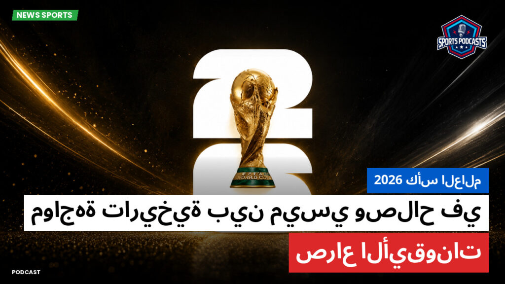 كأس العالم لكرة القدم 2026 Podcast: كأس العالم 2026 : مواجهة تاريخية بين ميسي وصلاح في صراع الأيقونات