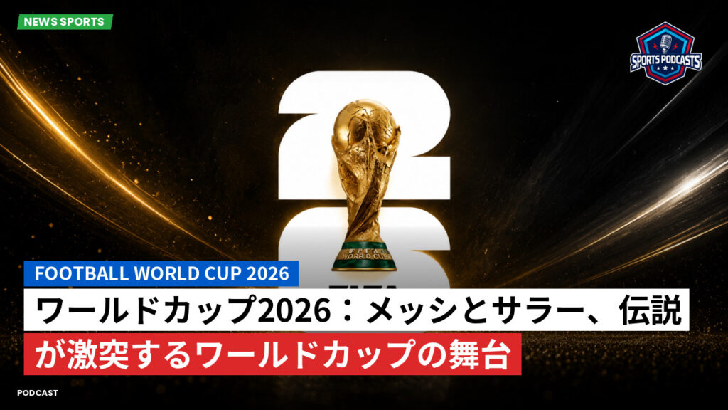 サッカーワールドカップ 2026 Podcast: ワールドカップ2026:メッシとサラー、伝説が激突するワールドカップの舞台