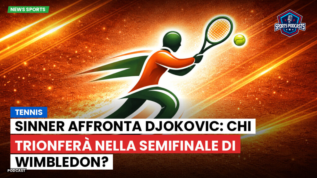 Tennis Podcast: Tennis : Sinner affronta Djokovic: chi trionferà nella semifinale di Wimbledon?