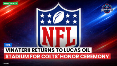 NFL Podcast: NFL : Vinaterii Returns to Lucas Oil Stadium for Colts' Honor Ceremony