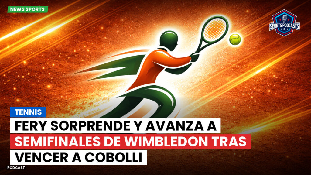 Tenis Podcast: Tennis : Fery sorprende y avanza a semifinales de Wimbledon tras vencer a Cobolli