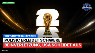 Fußball-Weltmeisterschaft 2026 Podcast: Weltmeisterschaft 2026 : Pulisic erleidet schwere Beinverletzung, USA scheidet aus