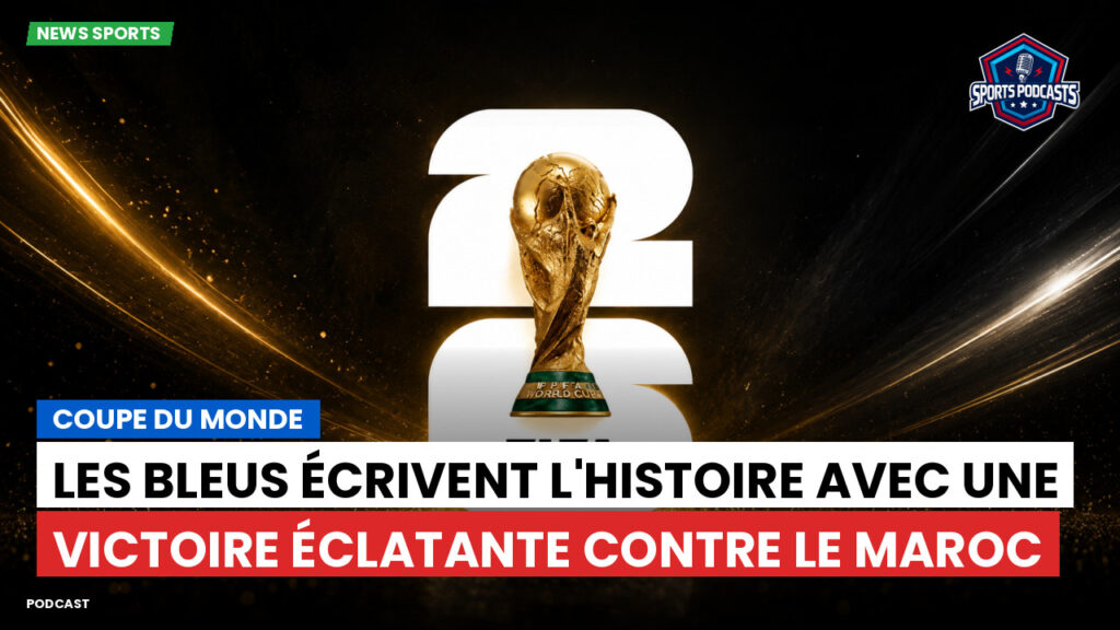 Coupe du Monde de football 2026 Podcast: Coupe du Monde : Les Bleus écrivent l'histoire avec une victoire éclatante contre le Maroc