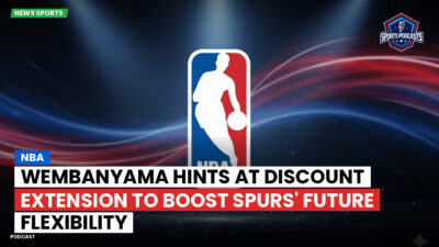 NBA Podcast: NBA : Wembanyama hints at discount extension to boost Spurs' future flexibility