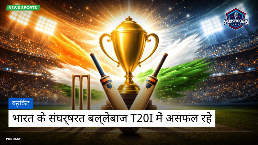 क्रिकेट Podcast: क्रिकेट : भारत के संघर्षरत बल्लेबाज T20I में असफल रहे