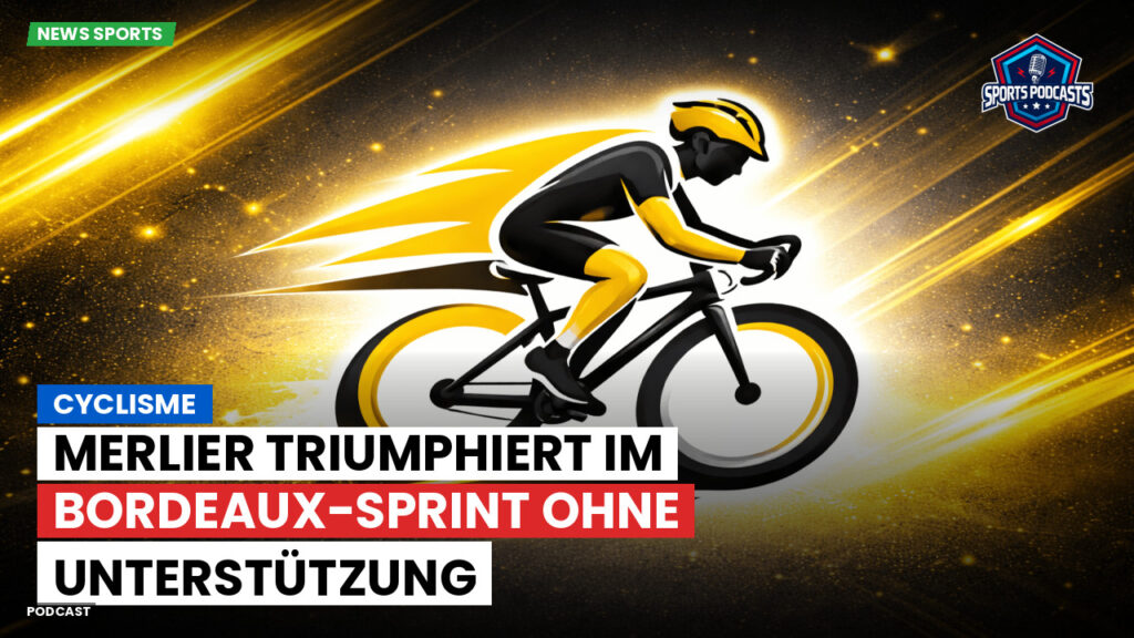 Radsport Podcast: Cyclisme : Merlier triumphiert im Bordeaux-Sprint ohne Unterstützung