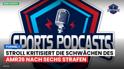 Formel 1 Podcast: Formel 1 : Stroll kritisiert die Schwächen des AMR26 nach sechs Strafen