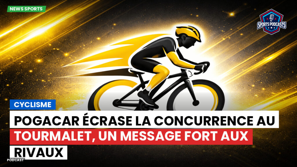 Cyclisme Podcast: Cyclisme : Pogacar écrase la concurrence au Tourmalet, un message fort aux rivaux