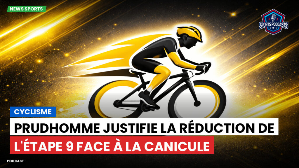 Cyclisme Podcast: Cyclisme : Prudhomme justifie la réduction de l'étape 9 face à la canicule