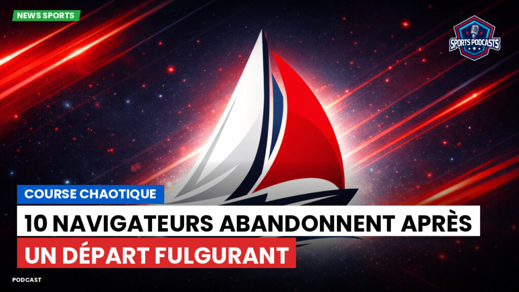 Voile Podcast: Course chaotique : 10 navigateurs abandonnent après un départ fulgurant