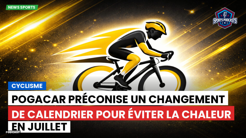 Cyclisme Podcast: Cyclisme : Pogacar préconise un changement de calendrier pour éviter la chaleur en juillet