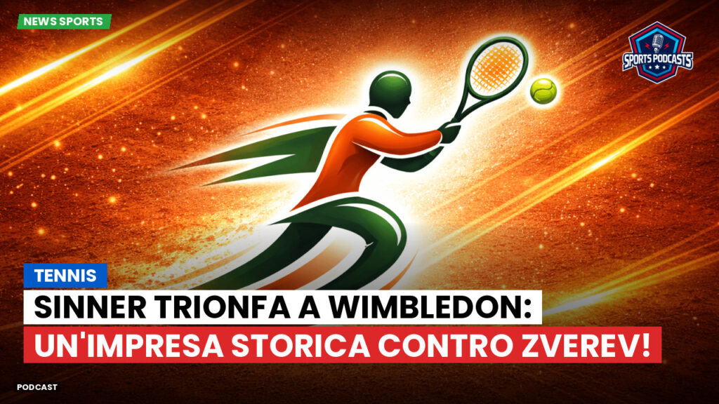 Tennis Podcast: Tennis : Sinner trionfa a Wimbledon: un'impresa storica contro Zverev!
