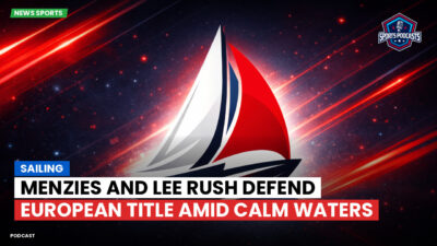 Sailing Podcast: Menzies and Lee Rush Defend European Title Amid Calm Waters