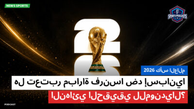 كأس العالم لكرة القدم 2026 Podcast: كأس العالم 2026 : هل تعتبر مباراة فرنسا ضد إسبانيا النهائي الحقيقي للمونديال؟